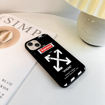 Off - White iPhone Glass Case