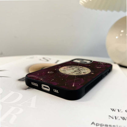 Galactic Moon Orbit Glass Case