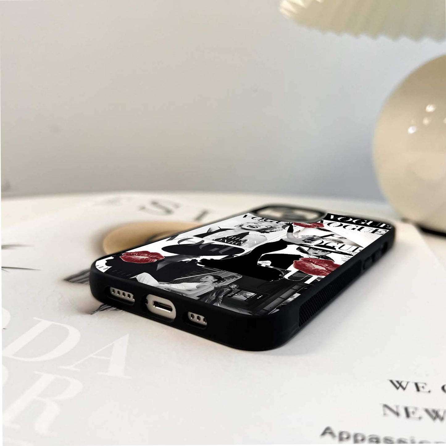 Aesthetic Vogue Glass Case