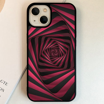 Crimson Spiral Portal Glass Case