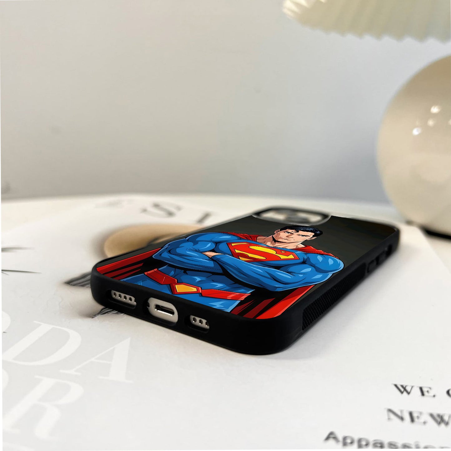 Superman Classic Hero Portrait Glass Case