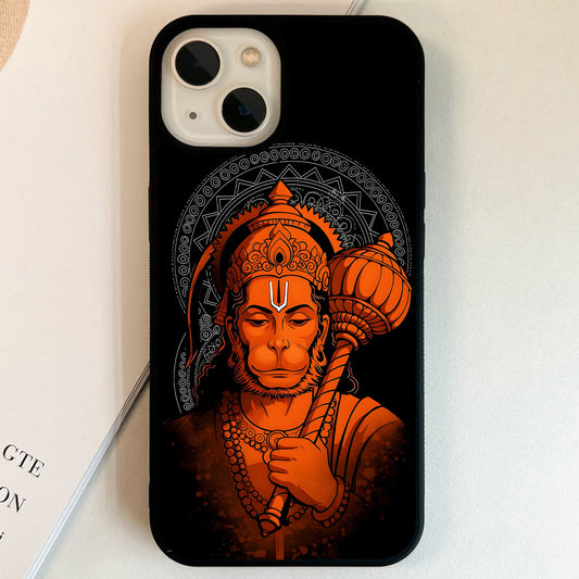 Divine Hanuman Dancing Glass Case