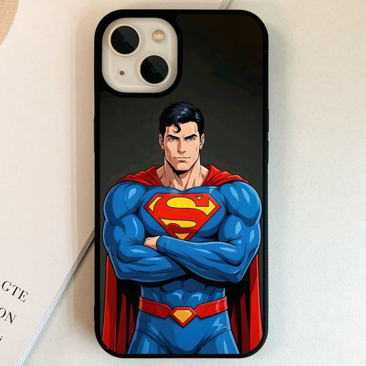 Superman Classic Hero Portrait Glass Case
