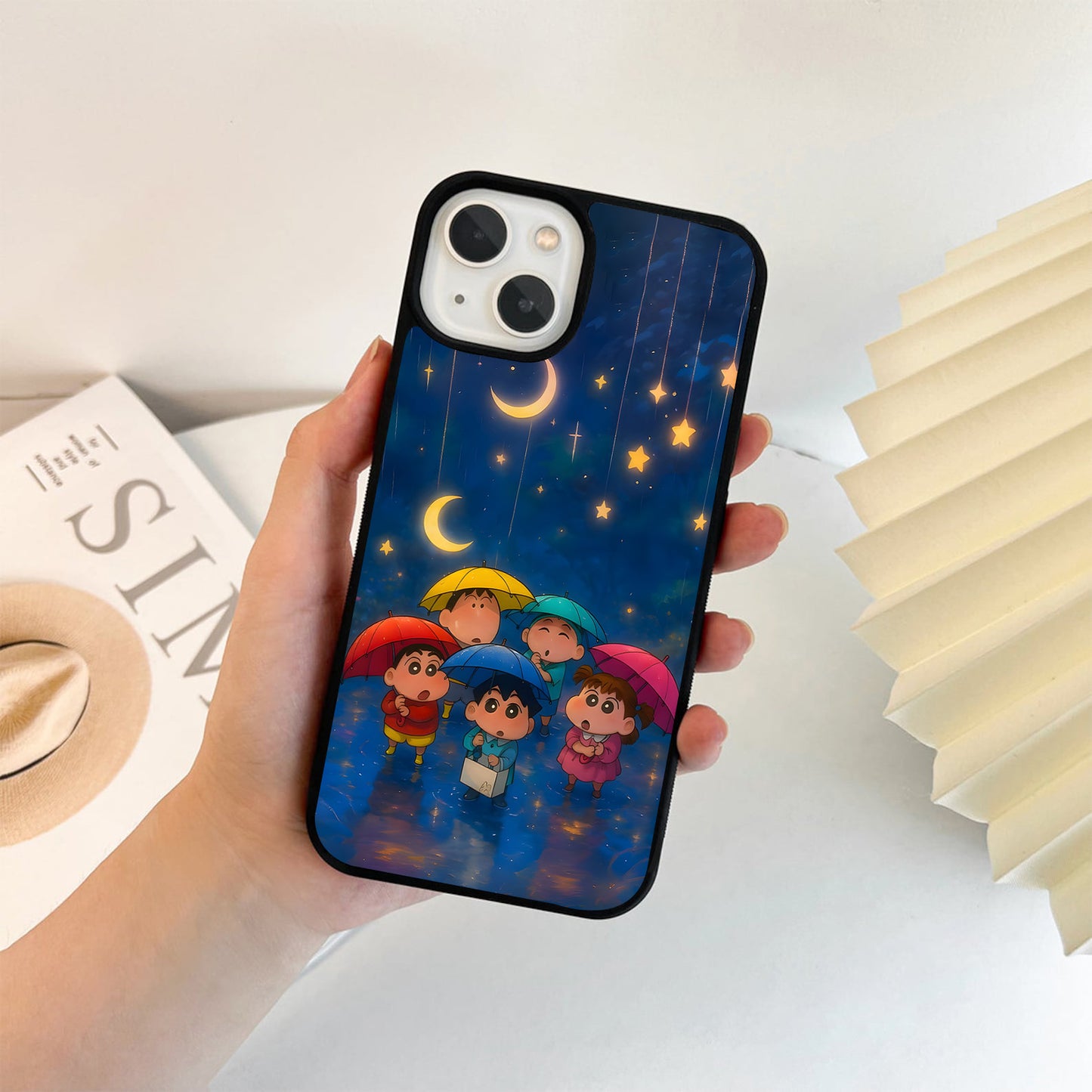 Dreamy Night Shinchan Glass Case