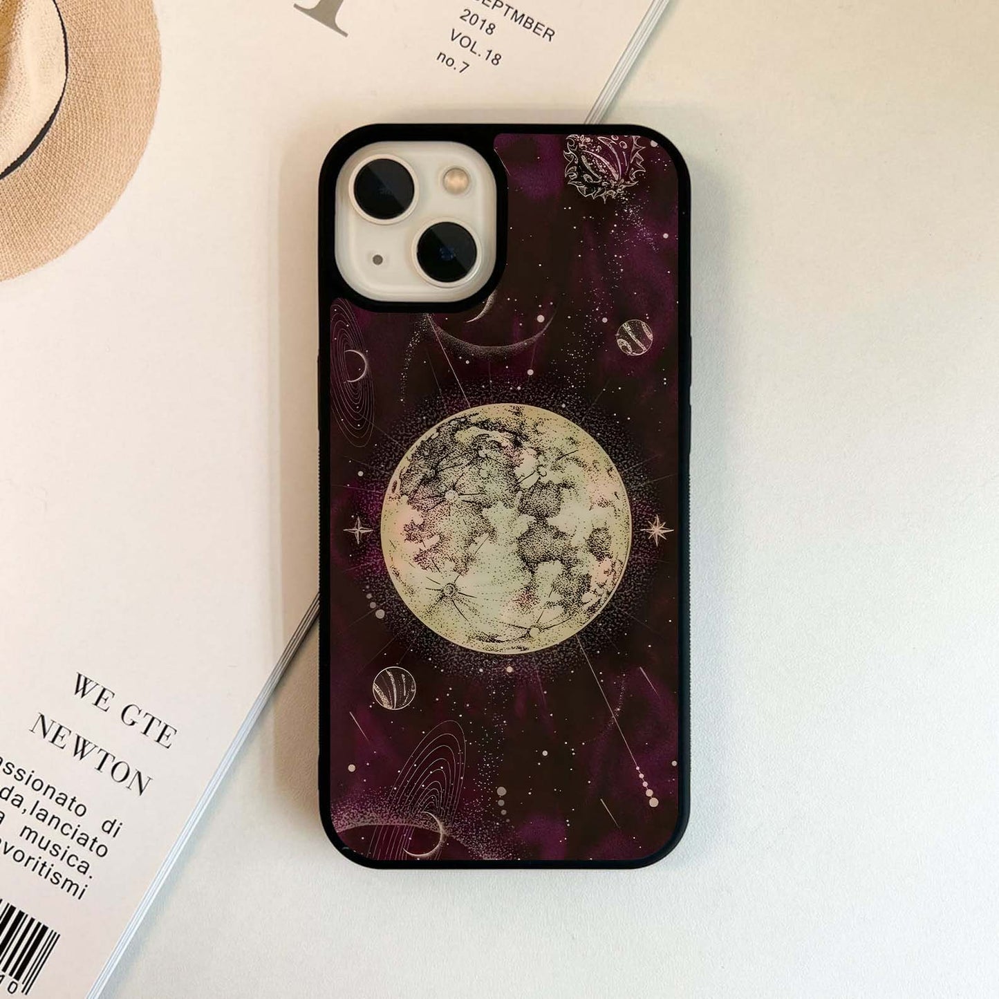 Galactic Moon Orbit Glass Case