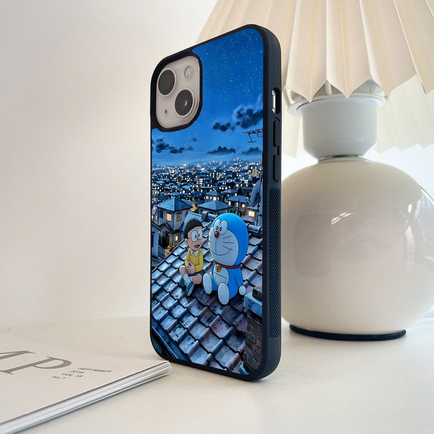 Doraemon Friends Forever Glass Case