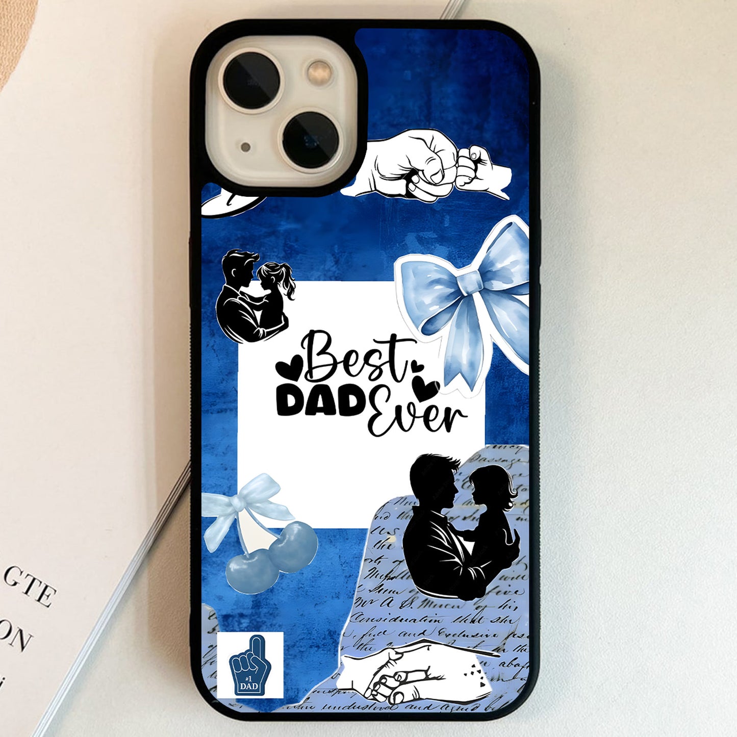 Daddy Daughter Bond Glass Case