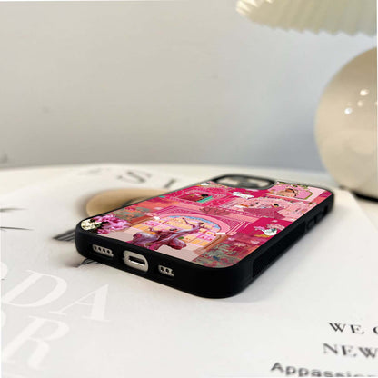 Blossoms of Rajasthan Glass Case