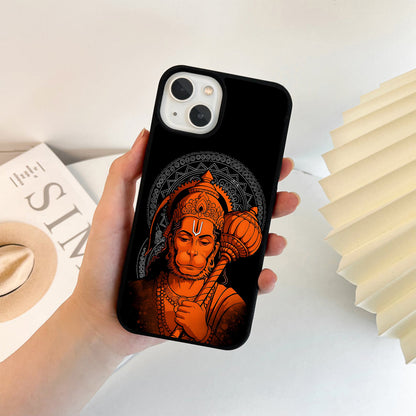 Divine Hanuman Dancing Glass Case