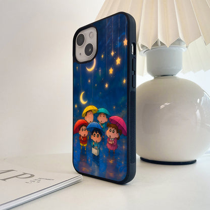 Dreamy Night Shinchan Glass Case