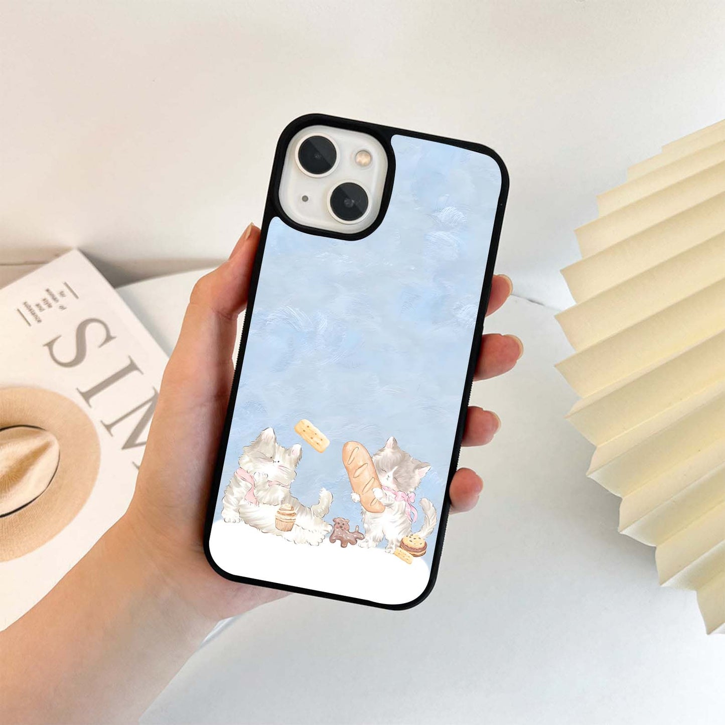 Cats Bakery Delight Glass Case