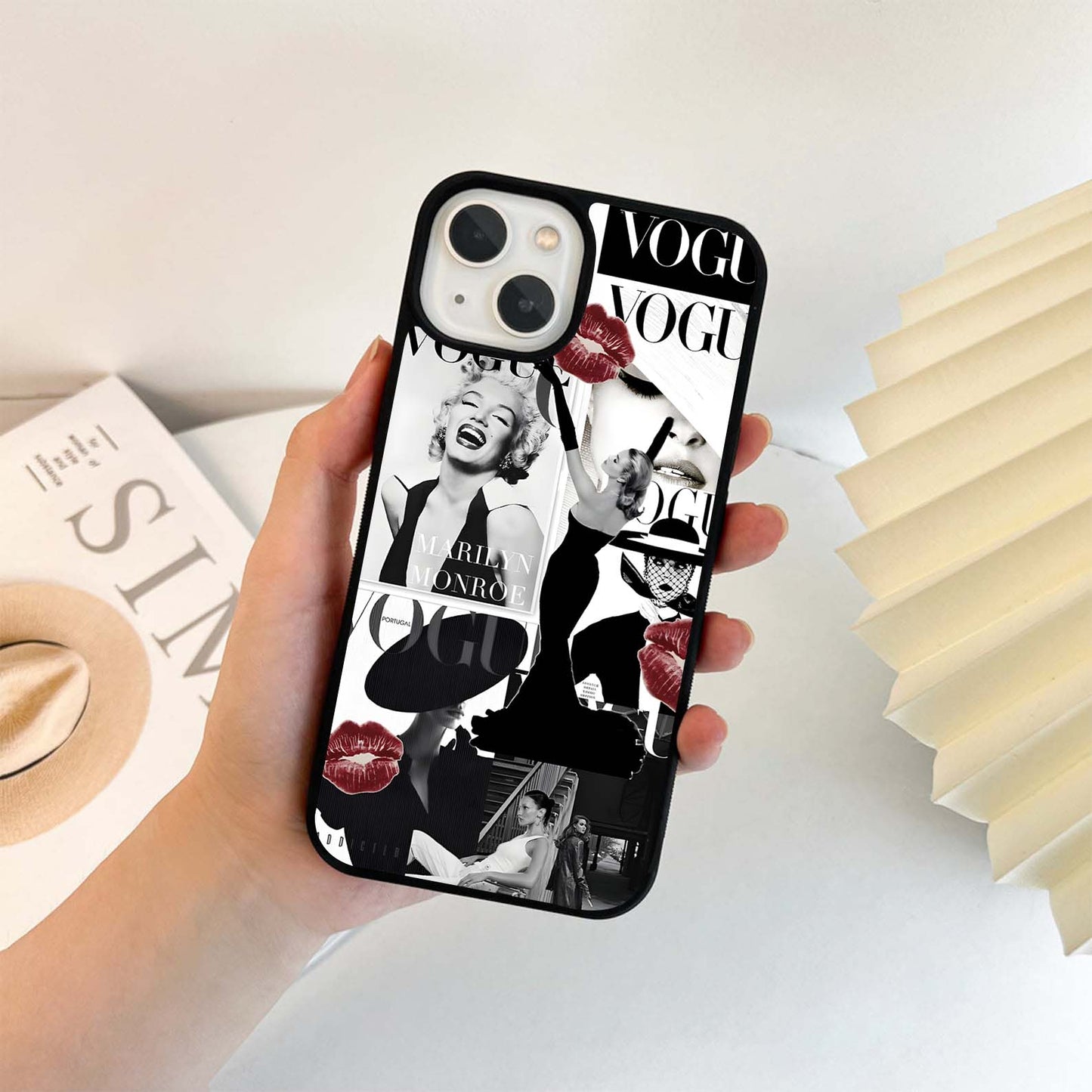 Aesthetic Vogue Glass Case