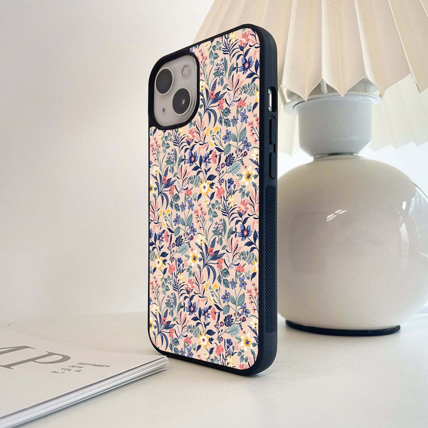 Botanical Garden Whimsy Glass Case