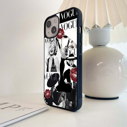 Aesthetic Vogue Glass Case