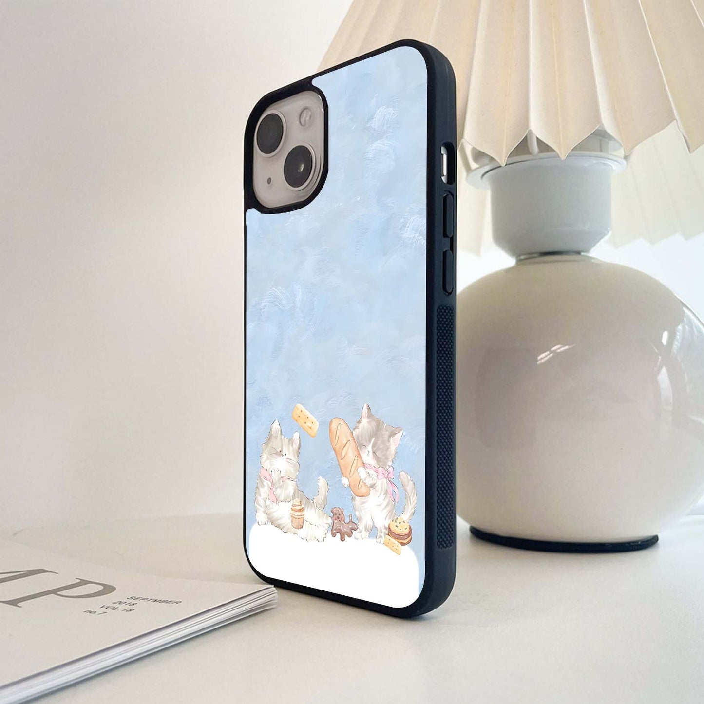 Cats Bakery Delight Glass Case