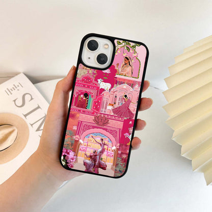 Blossoms of Rajasthan Glass Case