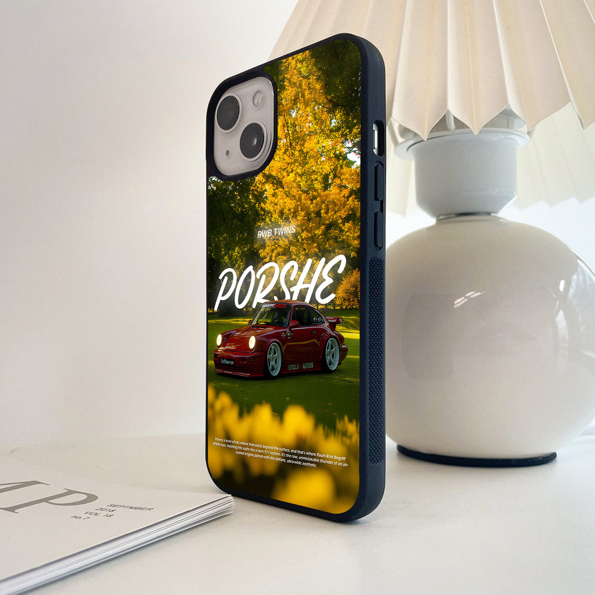 Porsche Autumn 911 Drive Glass Case