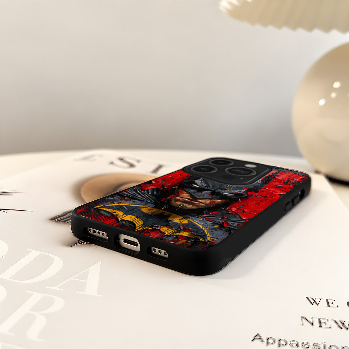 Batman Crimson Chaos Glass Case