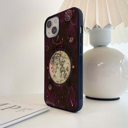 Galactic Moon Orbit Glass Case