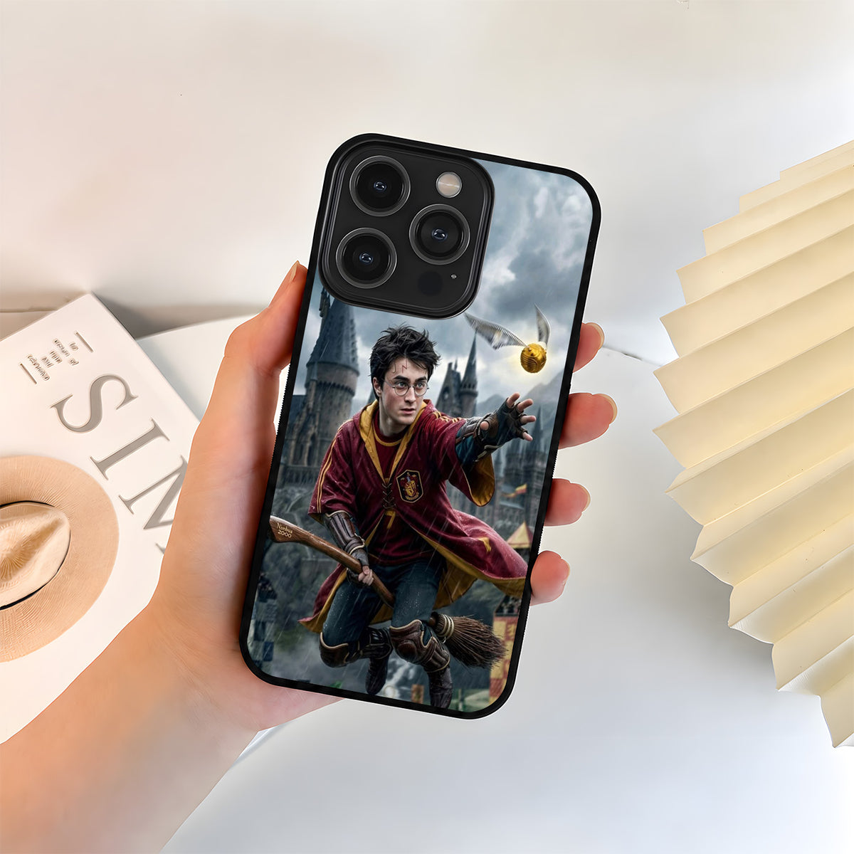 Harry Potter Snitch Chase Glass Case