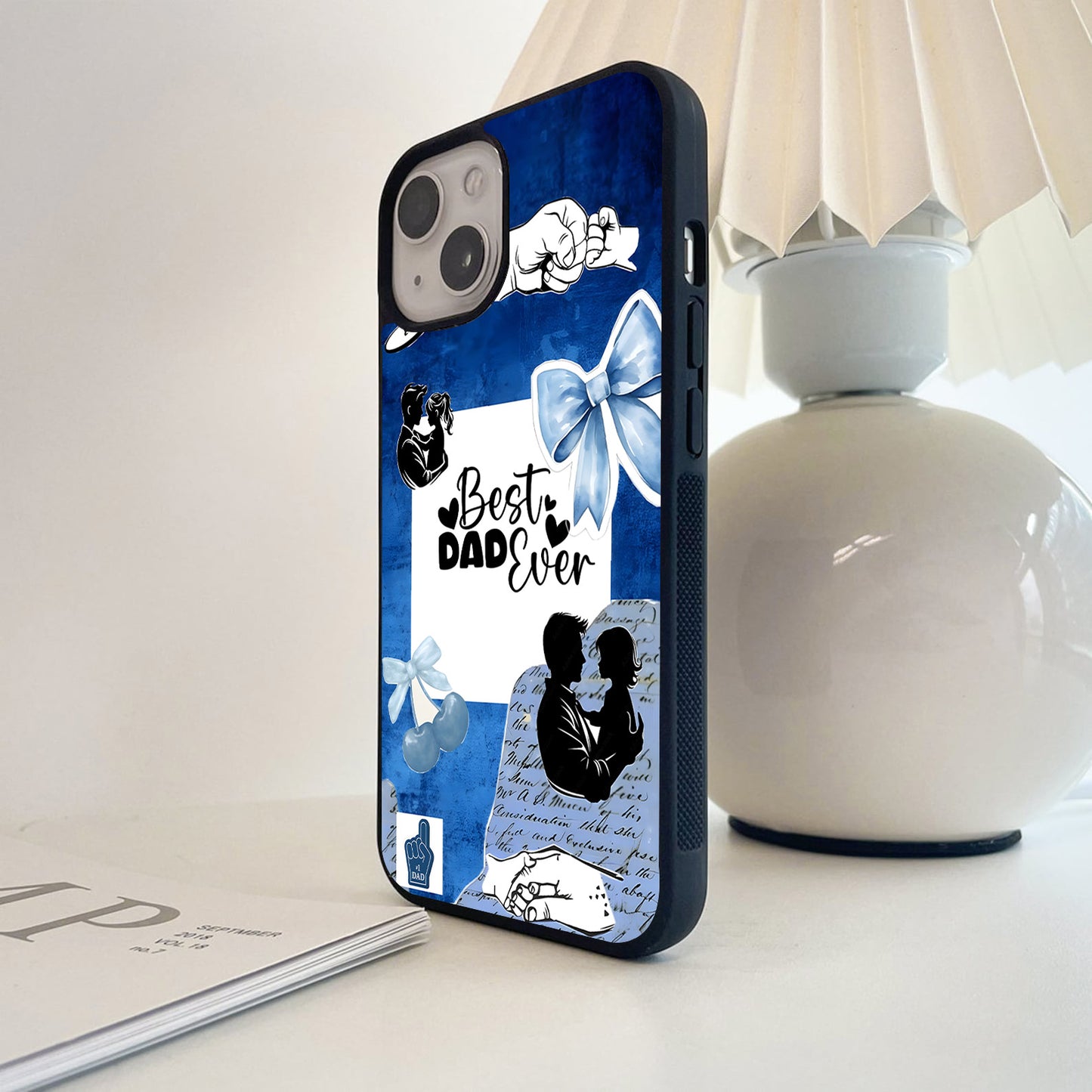 Daddy Daughter Bond Glass Case