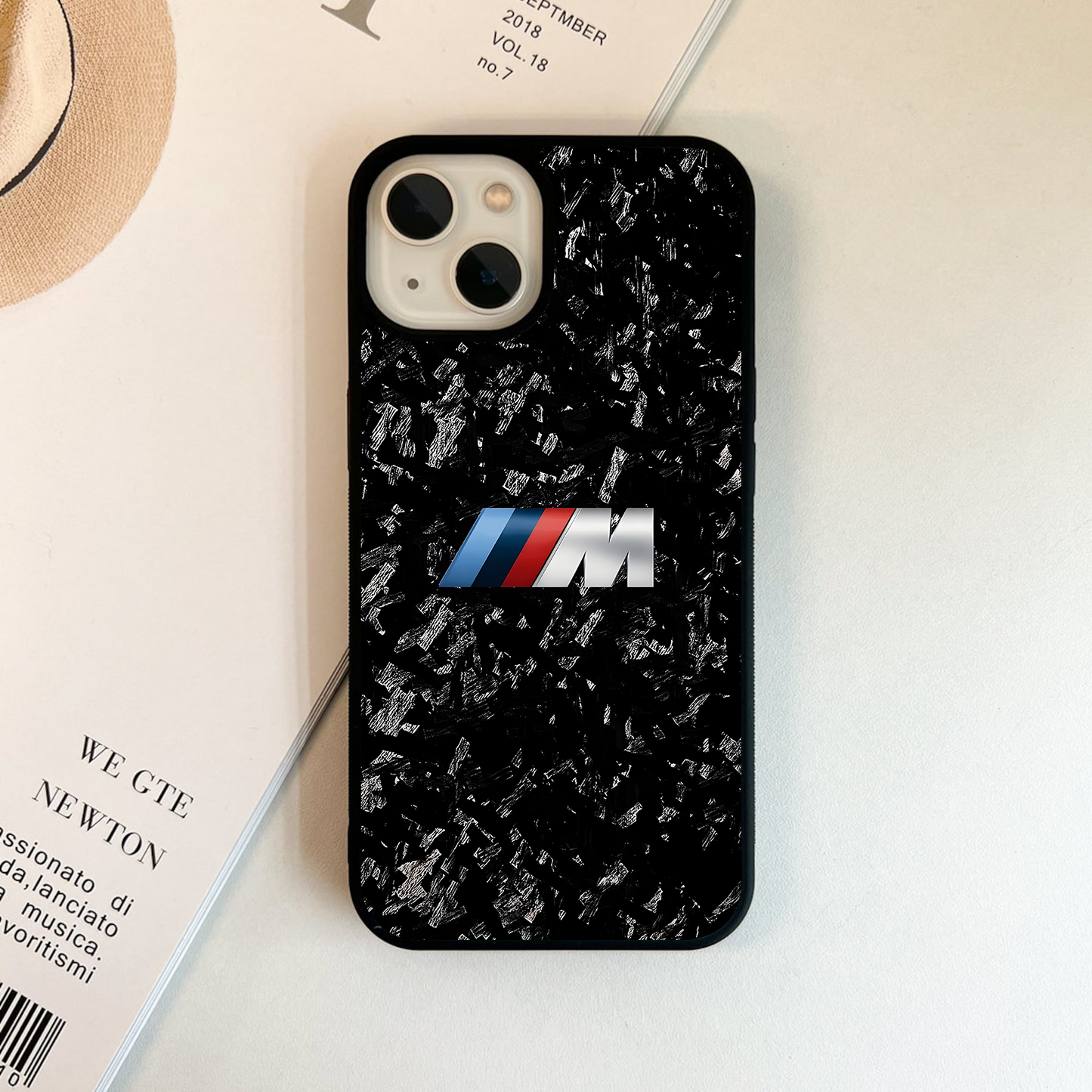 Carbon Speed Mark Glass Case