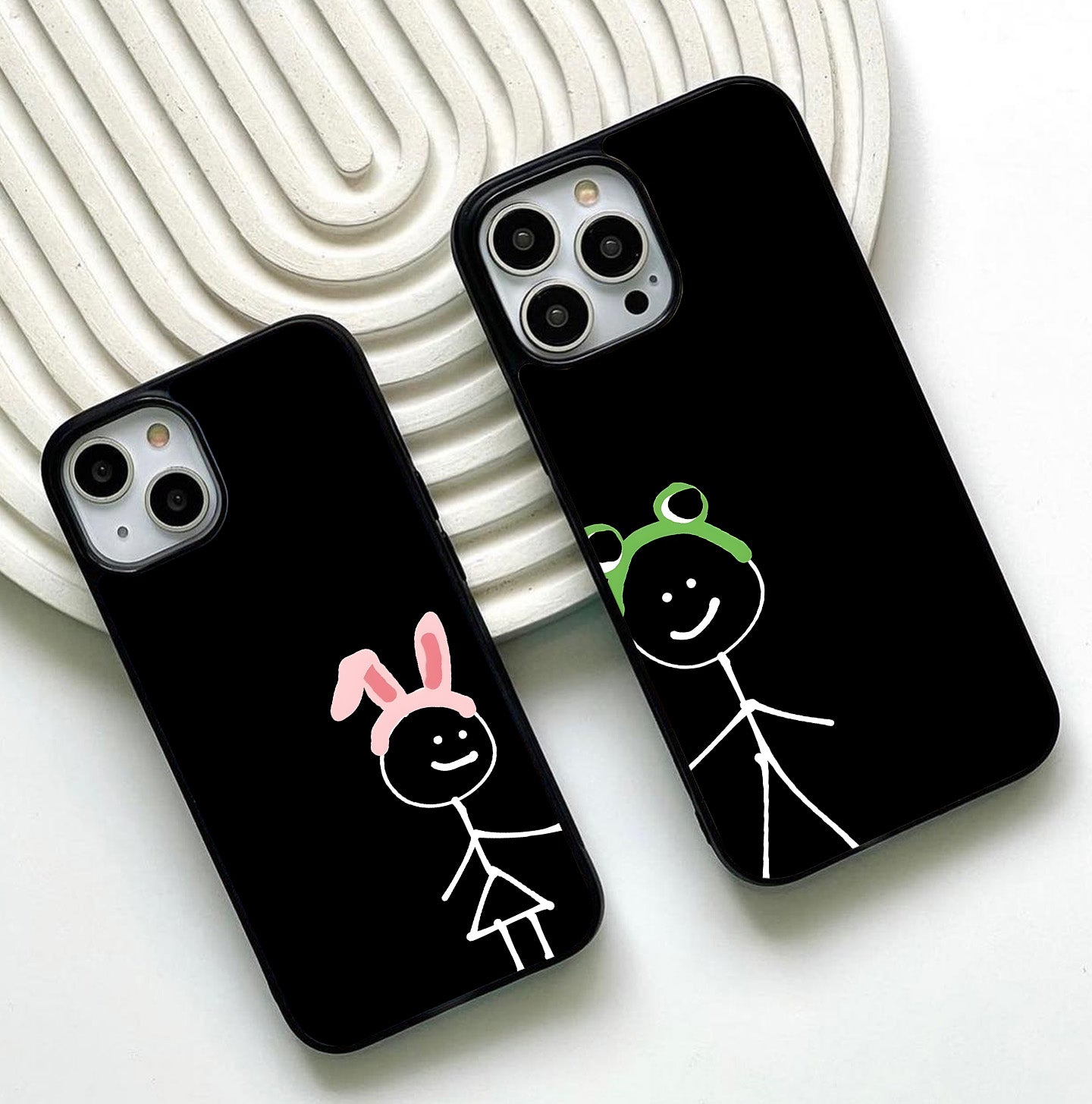 Cute Friends Forever Glass Case
