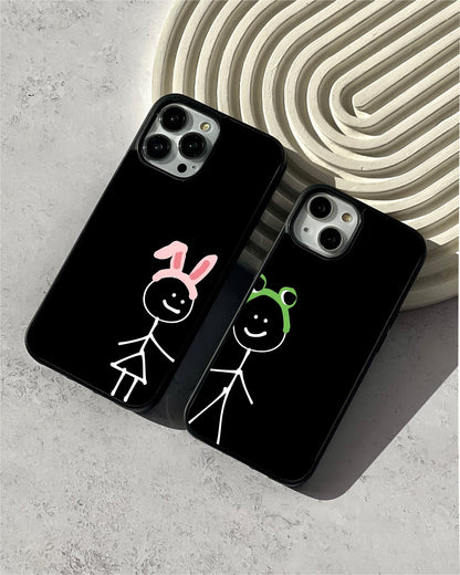 Cute Friends Forever Glass Case