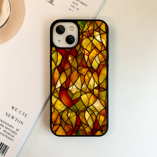 Autumn Stained Flame Glass Case