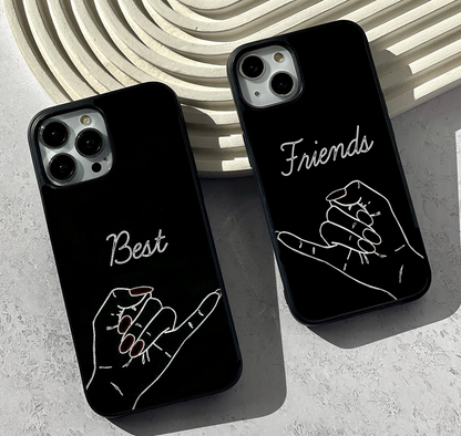 Best Friend Art Line Glass Case