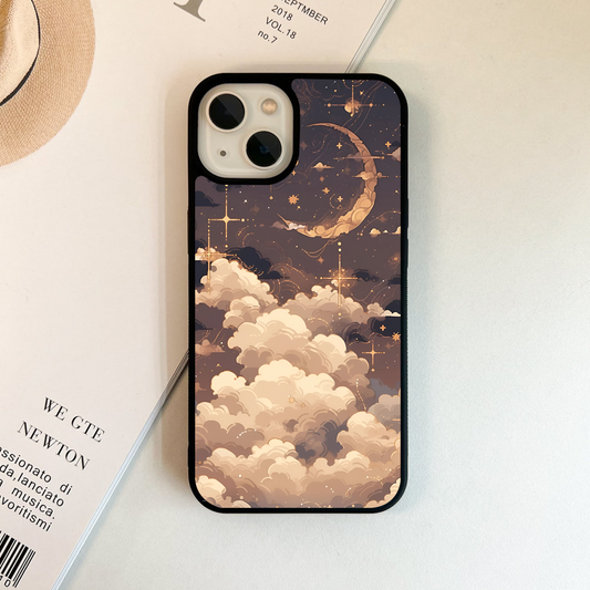 Celestial Cream Drift Glass Case