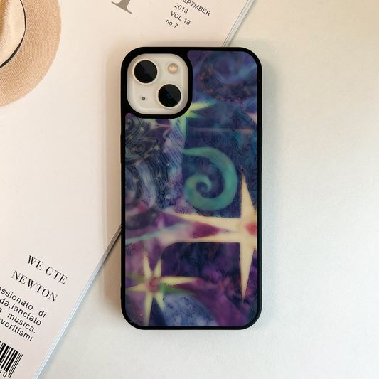 Cosmic Swirl Symphony Glass Case