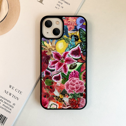 Beaded Garden Magic Glass Case