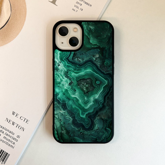 Emerald Earth Layers Glass Case