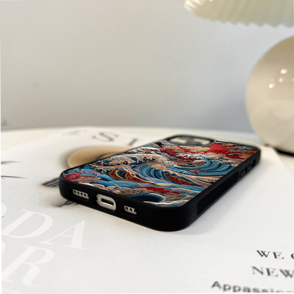 Eternal Wave Rise Glass Case