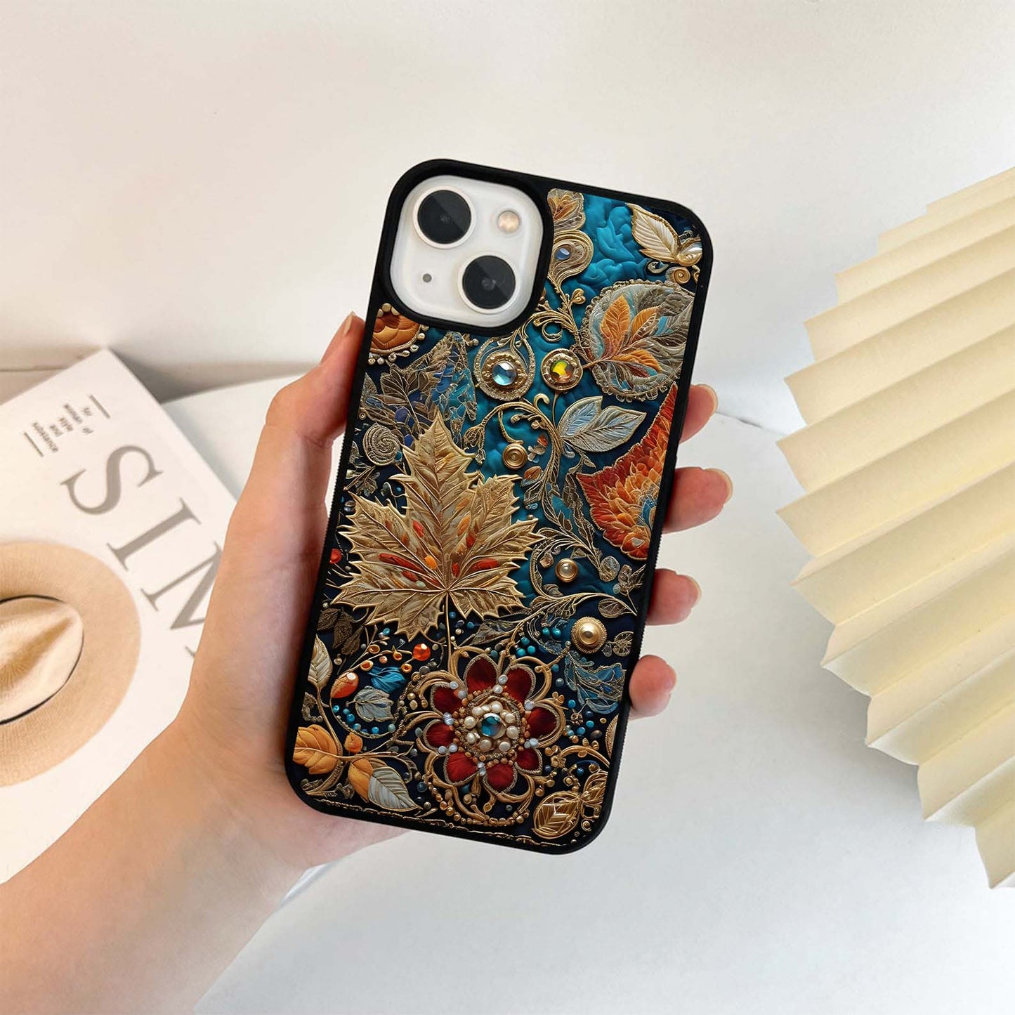 Royal Jewel Garden Glass Case