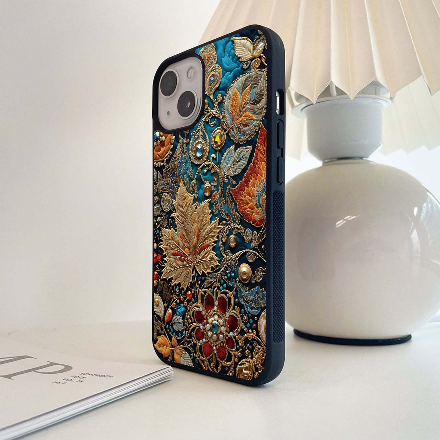 Royal Jewel Garden Glass Case