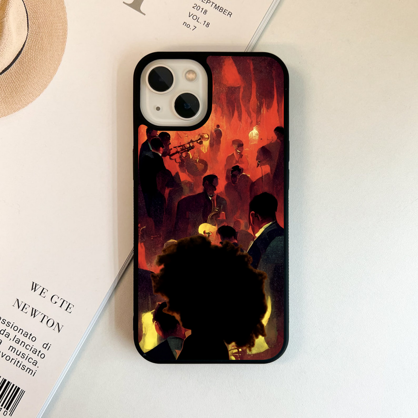 Night Jazz Fire Glass Case