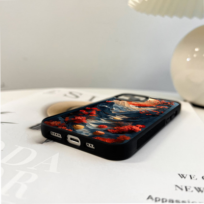 Crimson Valley Glow Glass Case