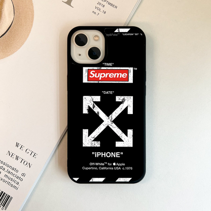 Off - White iPhone Glass Case