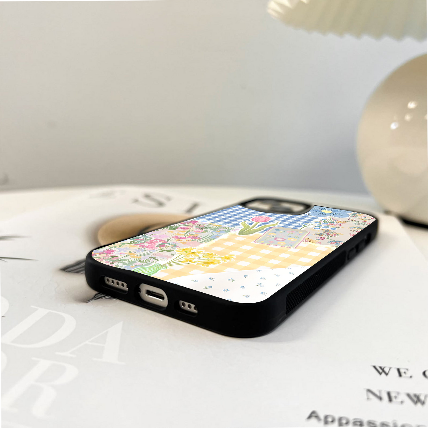 Pastel Garden Journal Glass Case