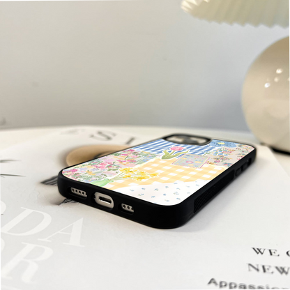 Pastel Garden Journal Glass Case