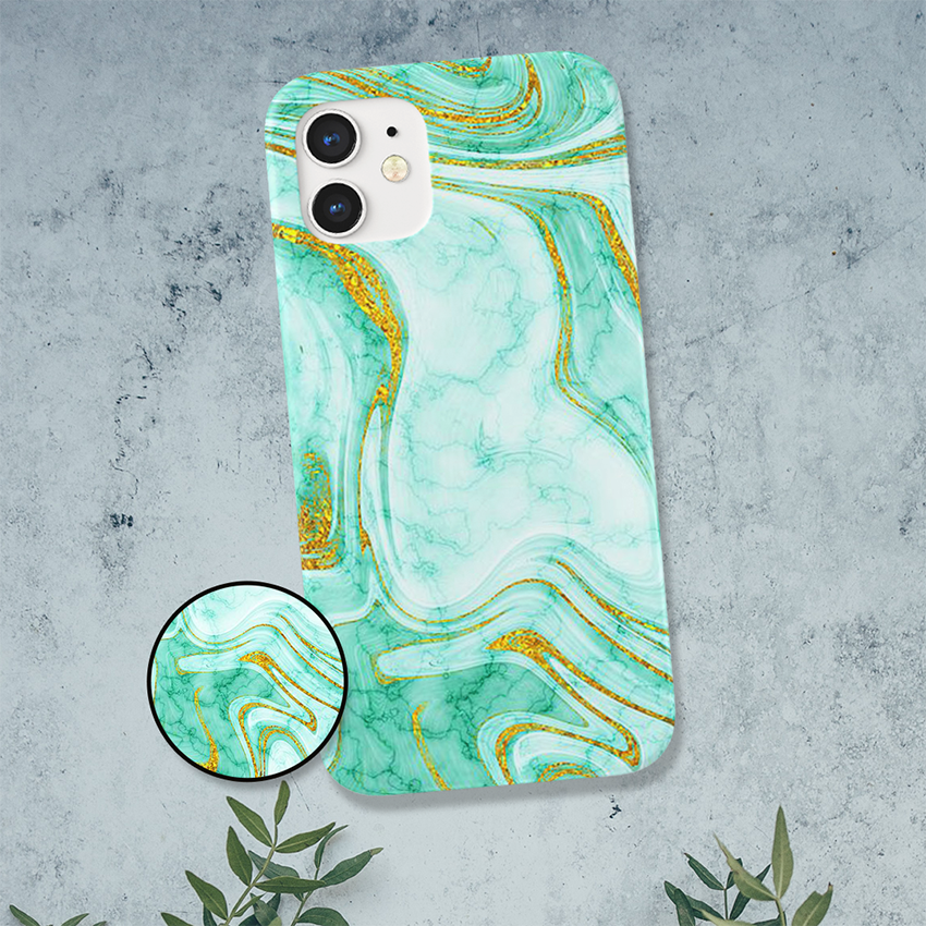 Marble Pattern in Multiple Colors Slim Case Cover  With Same Design Holder