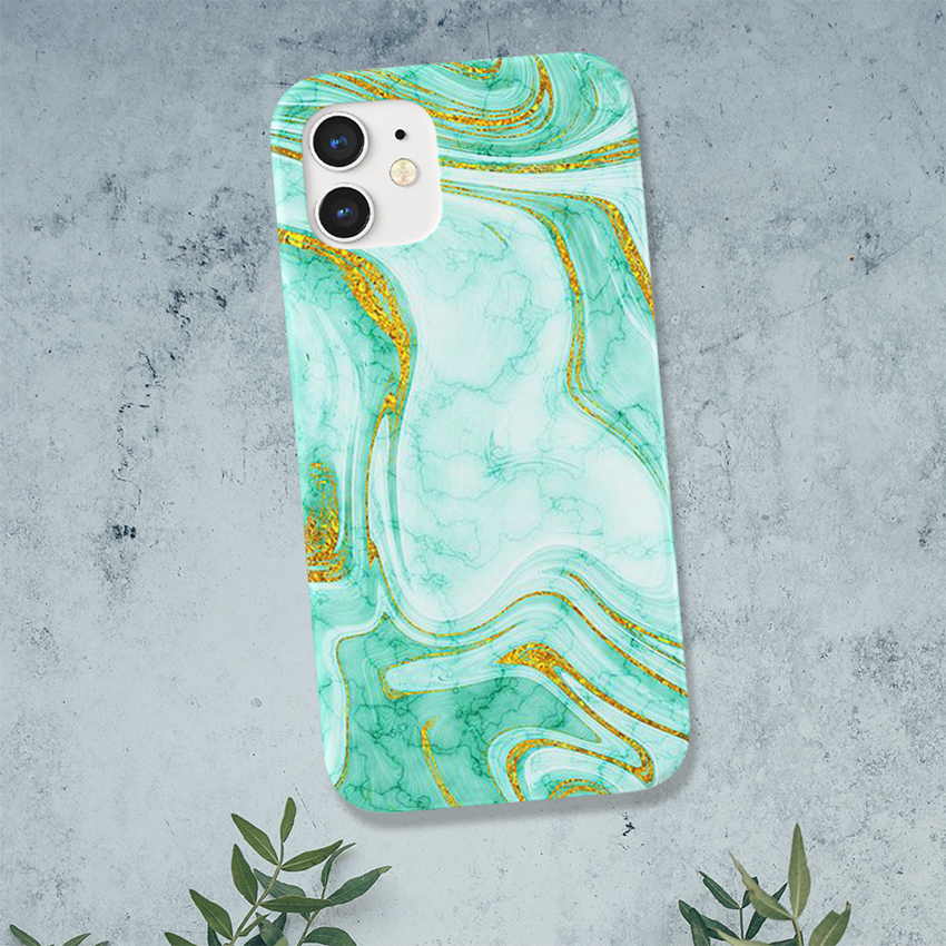 Marble Pattern in Multiple Colors Slim Case Cover  With Same Design Holder