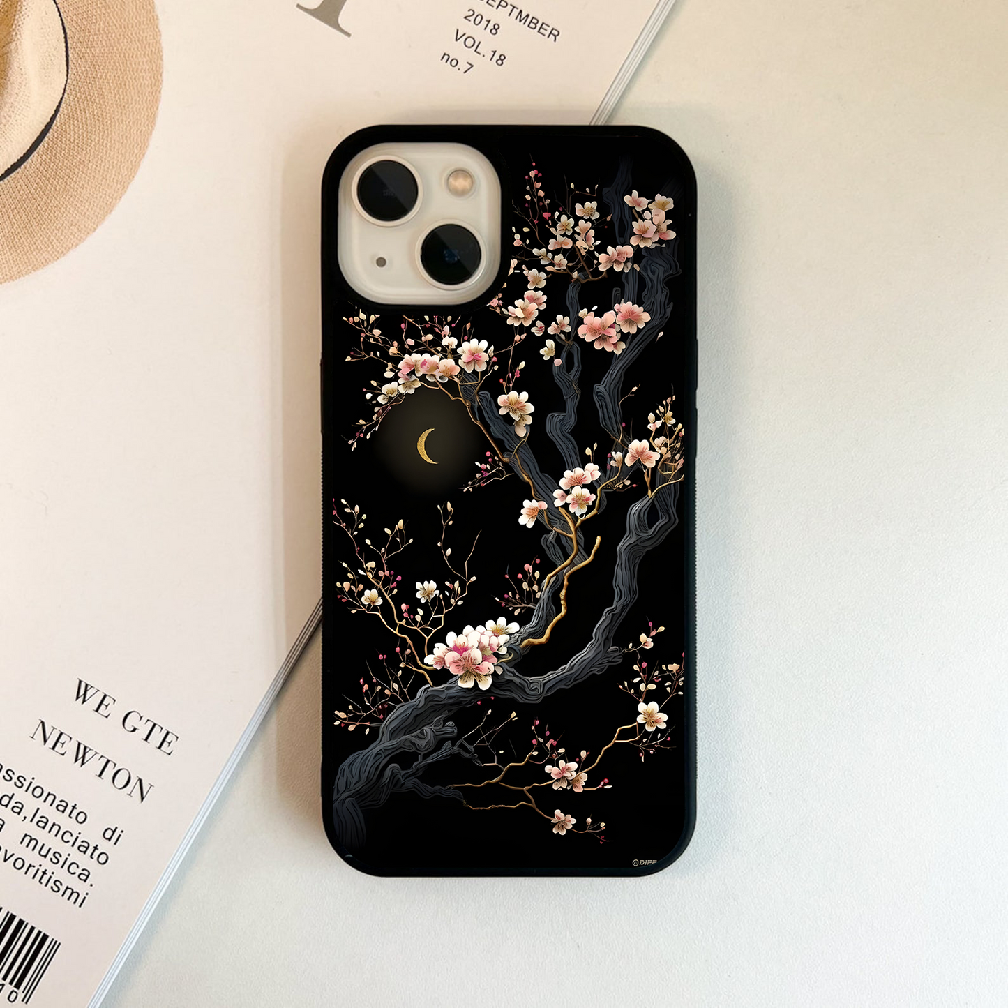 Crescent Dark Night Glass Case