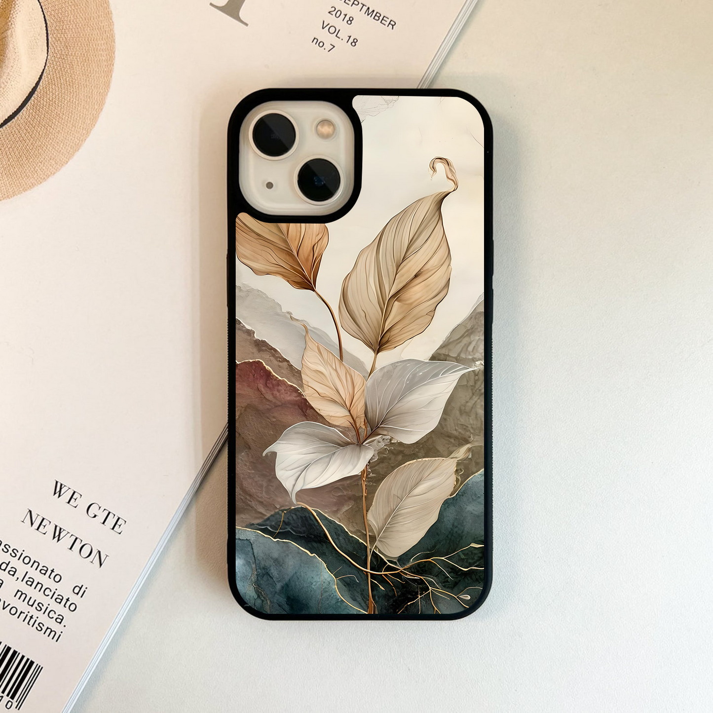 Earthy Colored Abstract Glass Case