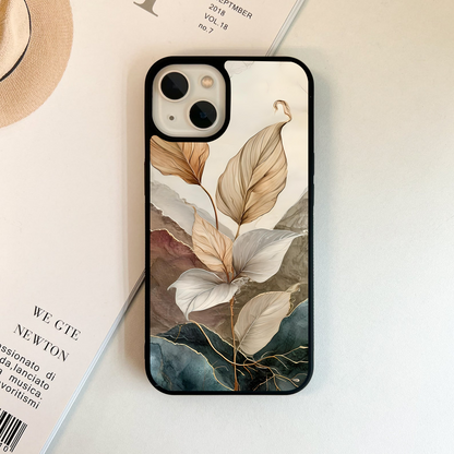 Earthy Colored Abstract Glass Case