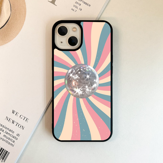 Retro Disco Vibes Glass Case