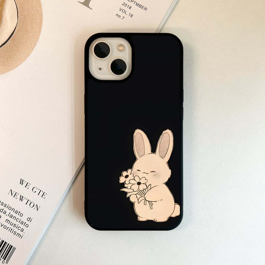 Gentle Bunny Bloom Glass Case