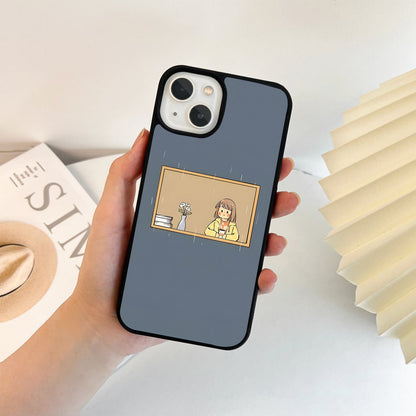 Cozy Rain View Glass Case